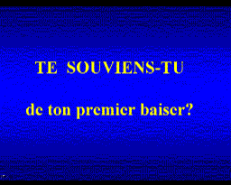 1er baiser ???